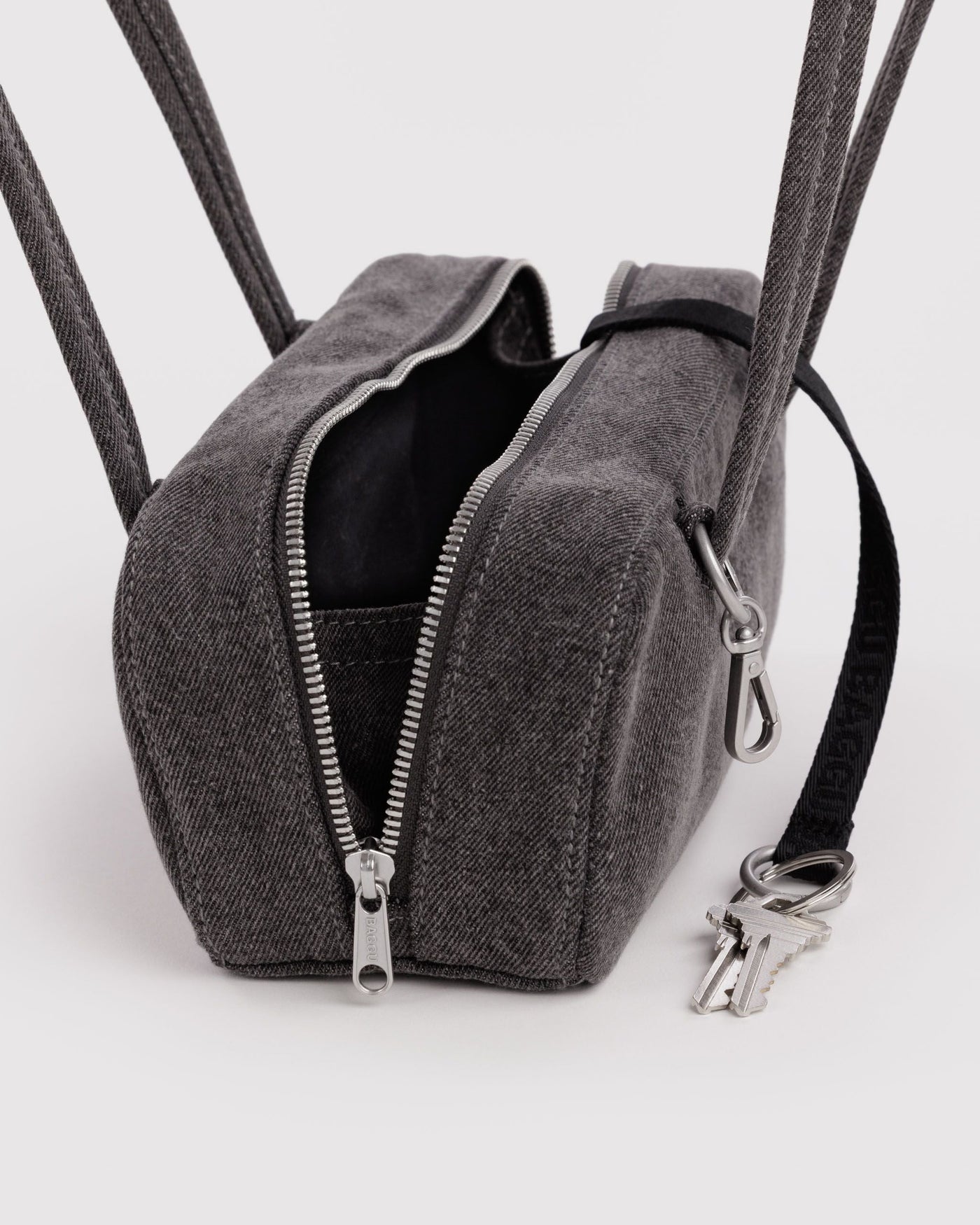Small Denim Bowler Bag C6