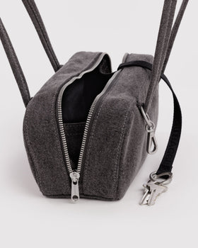 Small Denim Bowler Bag C6