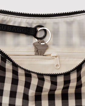 Large Nylon Crescent Bag I1