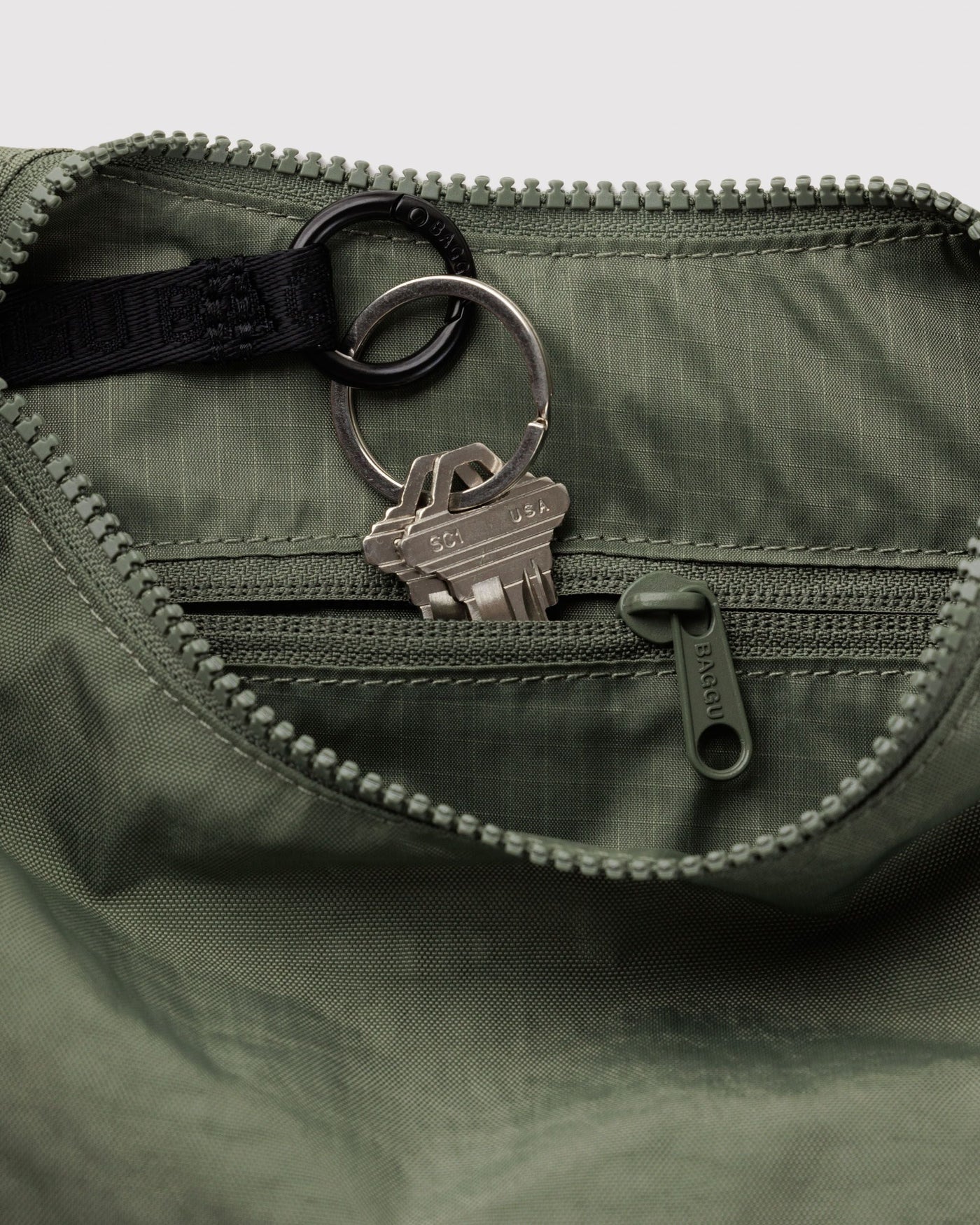 Small Nylon Crescent Bag G8