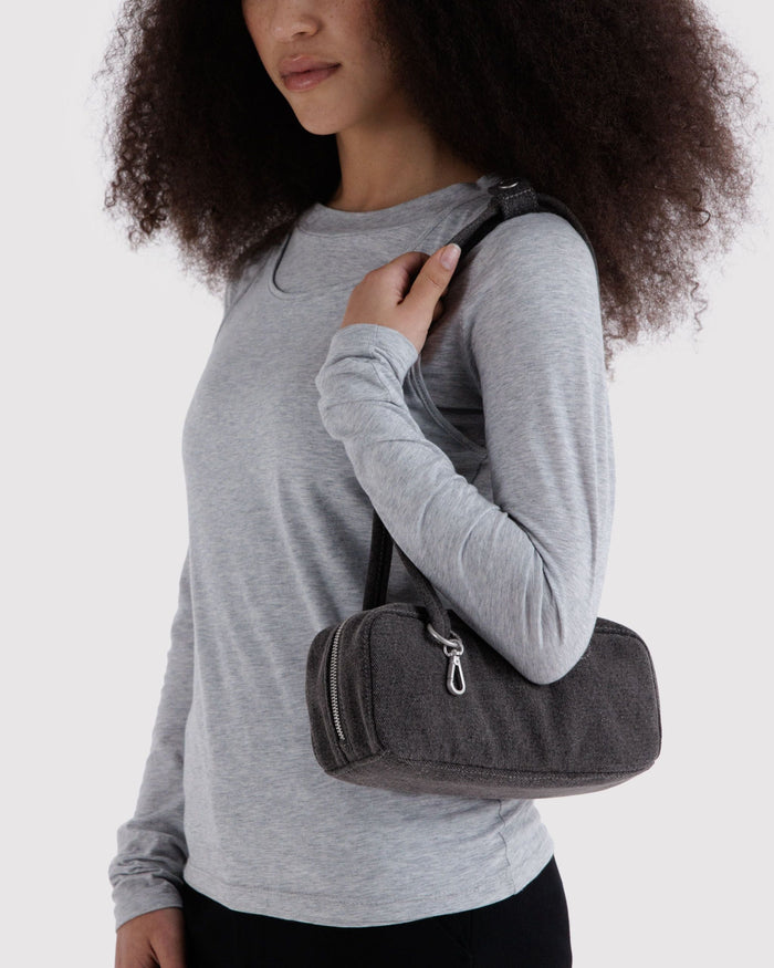 Small Denim Bowler Bag C6 alternate