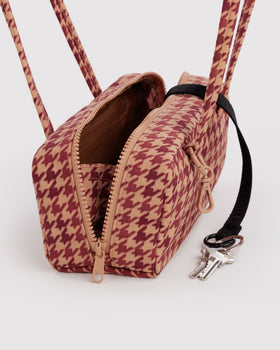Small Nylon Bowler Bag I8