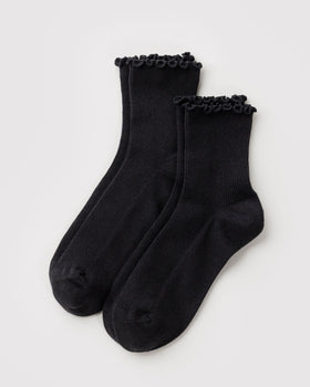 Lettuce Edge Sock Set of 2 L6