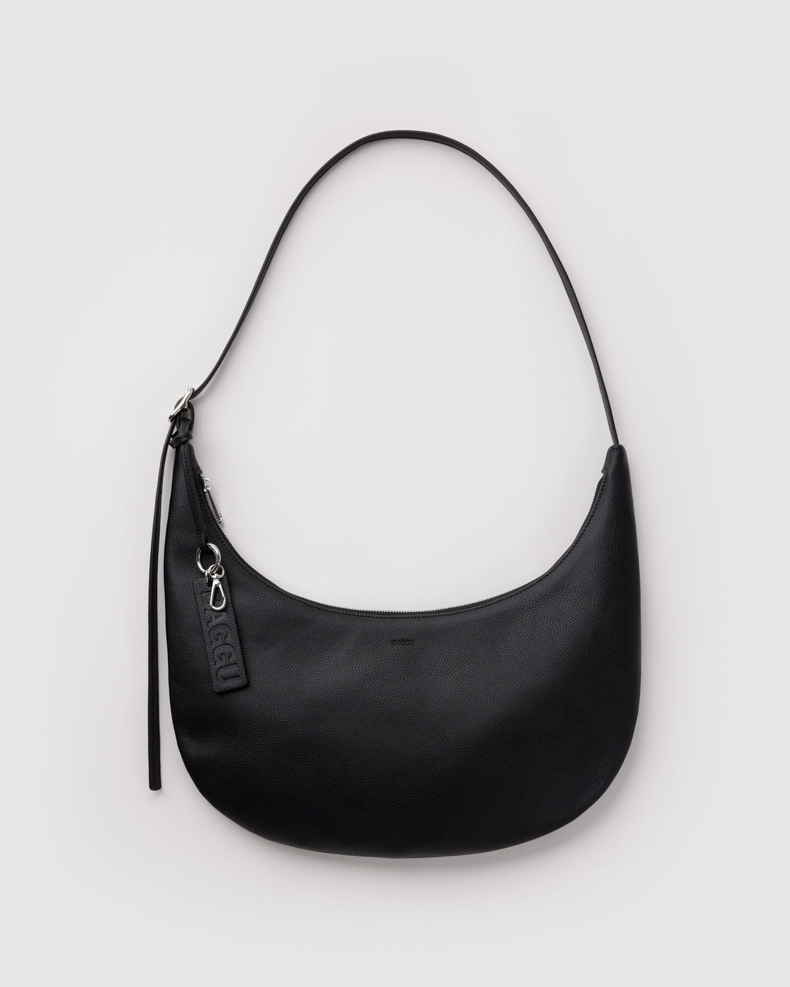 Medium Recycled Leather Flat Crescent K4