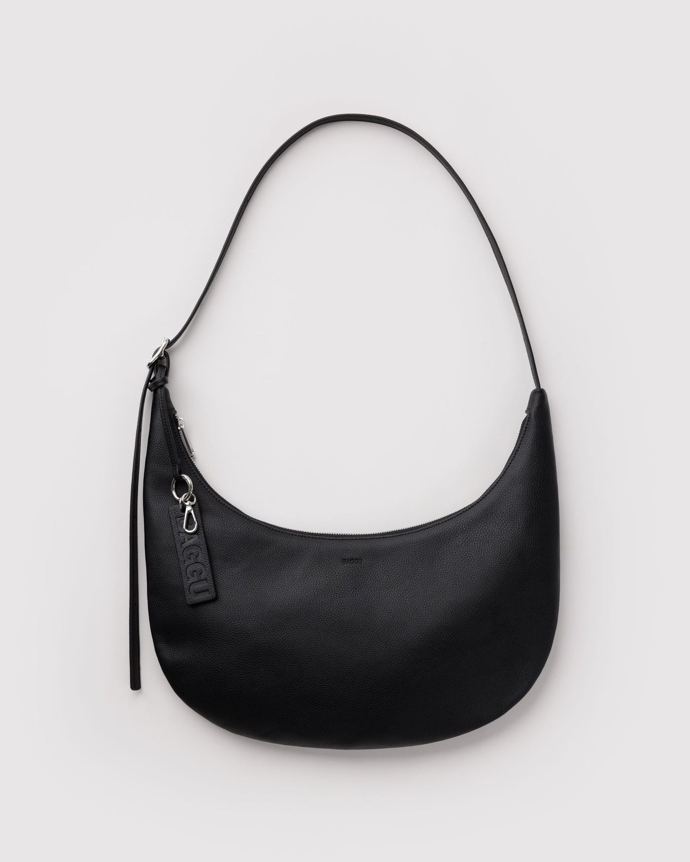 Medium Recycled Leather Flat Crescent K4