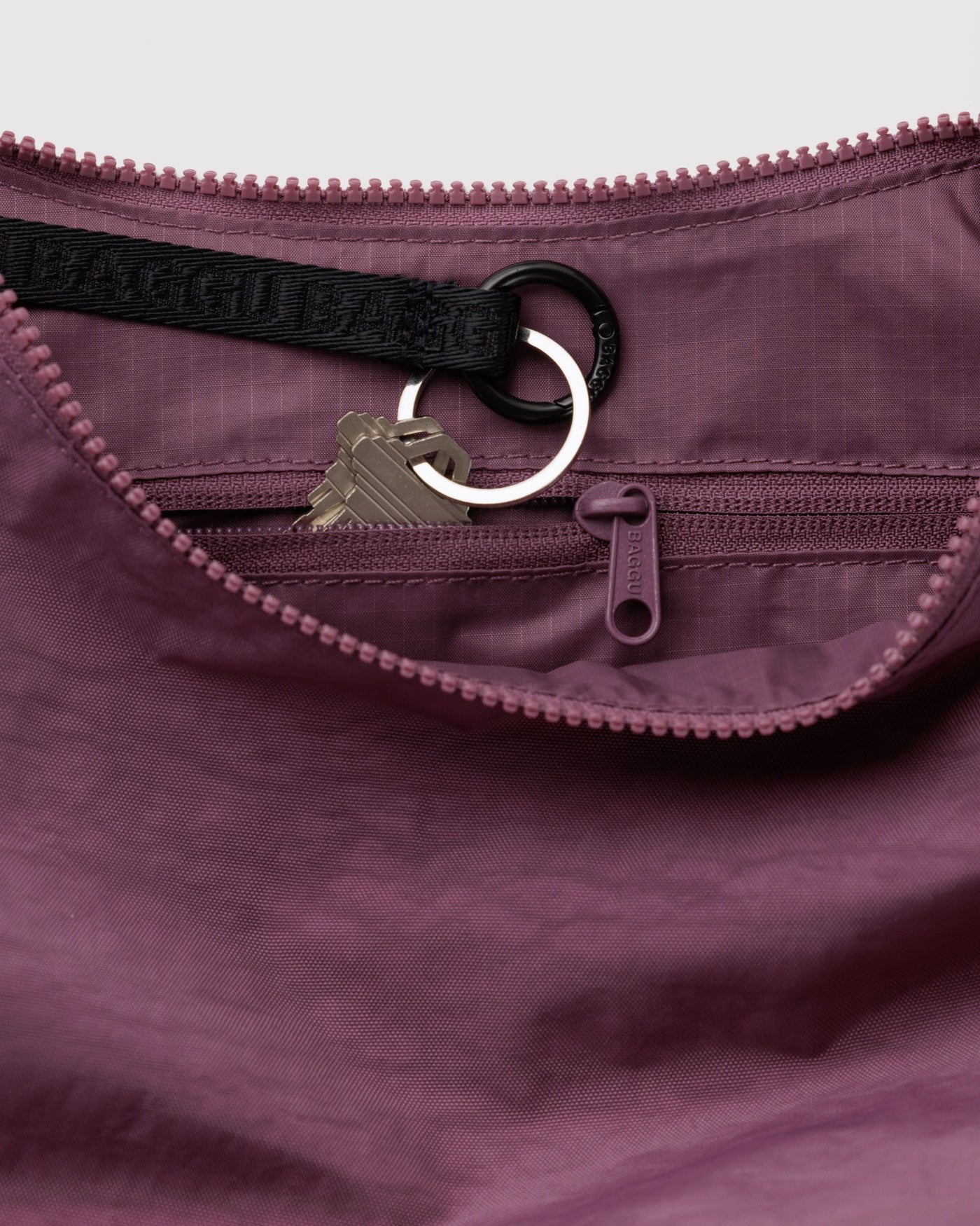 Medium Nylon Crescent Bag O2