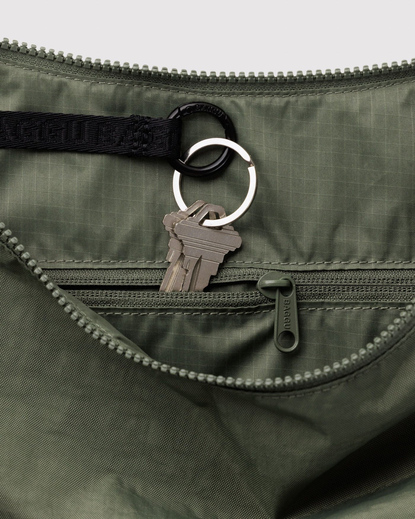 Large Nylon Crescent Bag I1