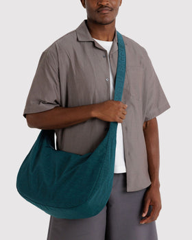 Large Nylon Crescent Bag I1