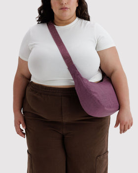 Medium Nylon Crescent Bag O2