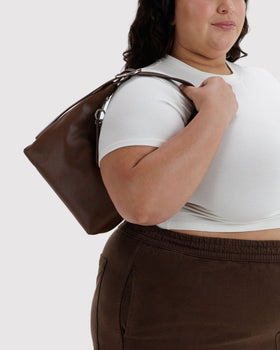 Mini Recycled Leather Shoulder Bag O6