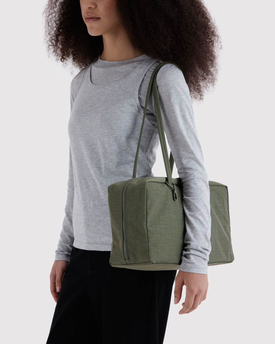 Medium Nylon Bowler Bag T2