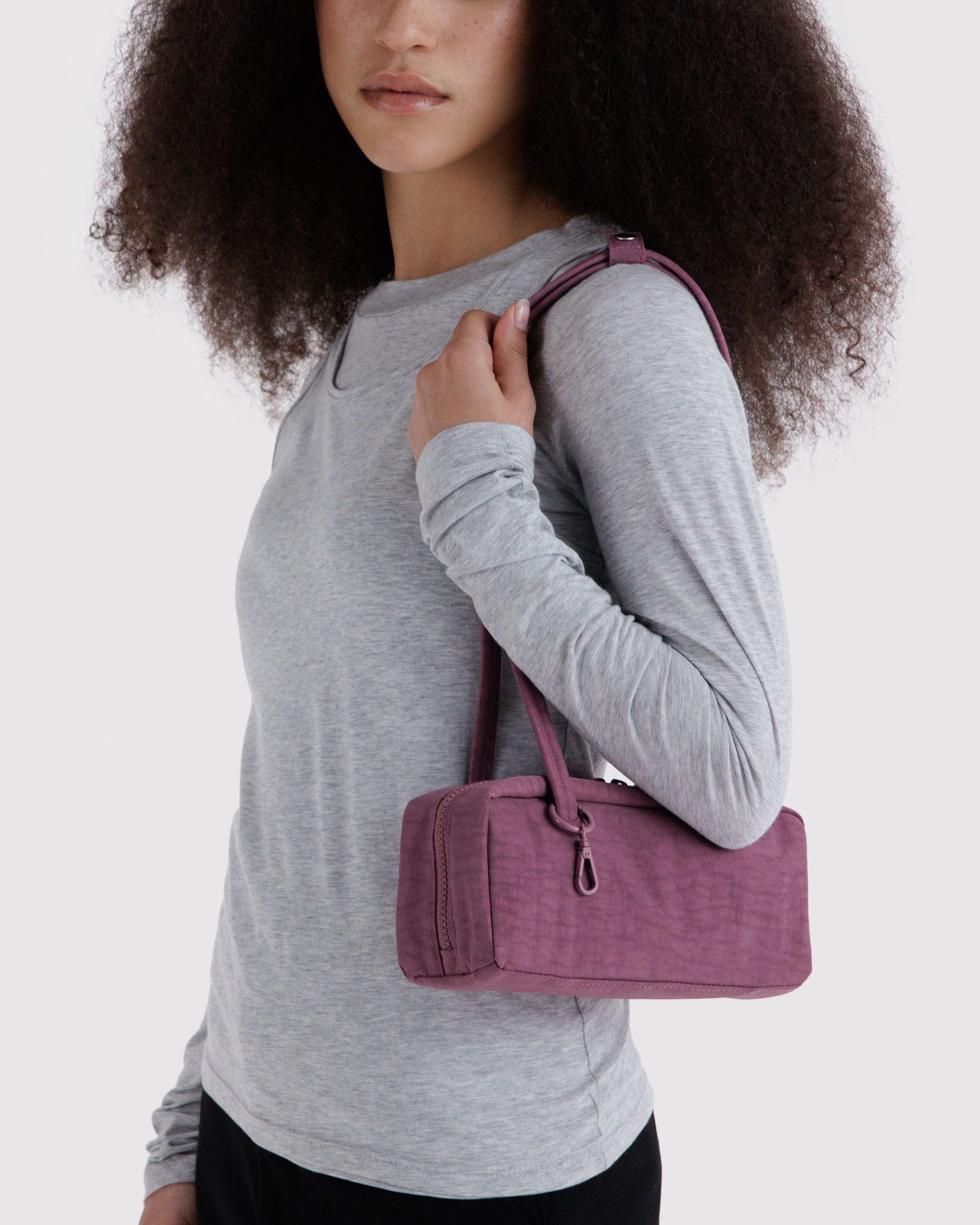 Small Nylon Bowler Bag I8