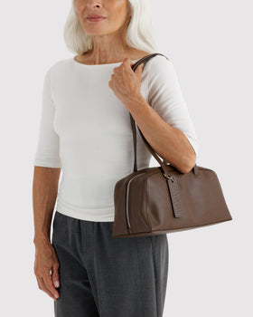 Recycled Leather Bowler Bag Q2